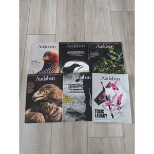 National Audubon Society Magazine Lot 6 Issues 2017-2020 Bird Nature Photography